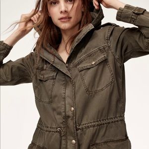 Aritzia army green anorak jacket